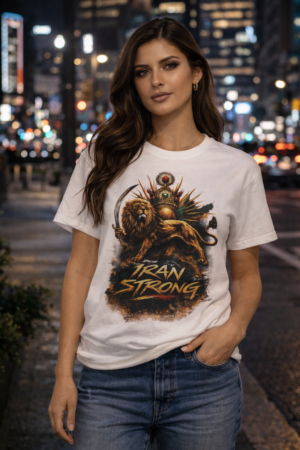 Iran Strong Lion Graphic Tee